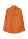 Off-White OW EMB HEAVYCOT MILIT SHIRT on Sale - Orange