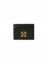 Off-White JITNEY MINI COMPACT WALLET BLACK NO COLO - Black