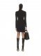 Off-White FLUID JER TWIST MINI DRESS on Sale - Black