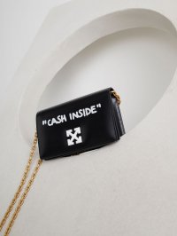 Off-White JITNEY 0.5 SHOULDER QUOTE - Black