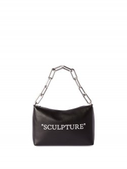 Off-White BLOCK POUCH QUOTE - Black