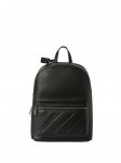 Off-White Diag Leather Backpack - Black