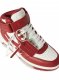 Off-White OUT OF OFFICE MID TOP LEA on Sale - Red