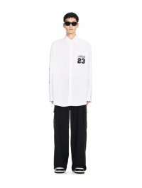 Off-White 23 Logo Overshirt - White