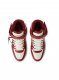 Off-White OUT OF OFFICE MID TOP LEA on Sale - Red