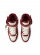 Off-White OUT OF OFFICE MID TOP LEA on Sale - Red