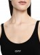 Off-White Off Stamp Rib Tank Top - Black