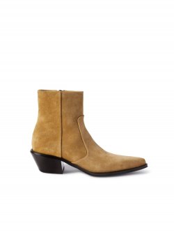 Off-White 55mm suede ankle boots on Sale - Neutrals