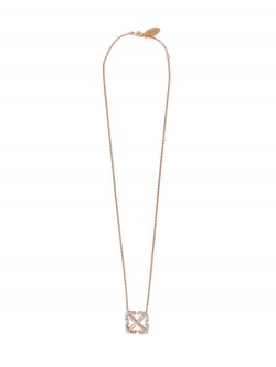 Off-White ARROW PAVE' PENDANT NECKLACE GOLD NO CO - Gold