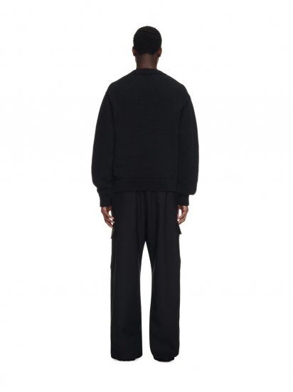 Off-White Rope Multipkt Knit Crewneck - Black - Click Image to Close