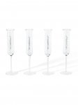 Off-White FLUTE GLASS QUOTE SET - Neutrals