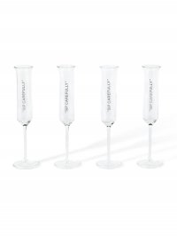 Off-White FLUTE GLASS QUOTE SET - Neutrals