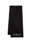 Off-White BOOKISH KNIT SCARF - Black