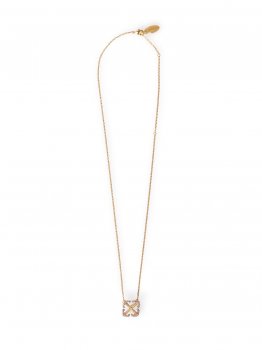 Off-White DEGRADE' ARROW PEND NECKLACE GOLD MULTI - Gold