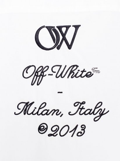 Off-White 23 Logo Overshirt - White - Click Image to Close