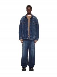 Off-White EYELET DENIM JACKET - Blue