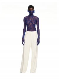 Off-White WO BLEND STITCHING OVER PANT WHITE A WHI on Sale - Neutrals