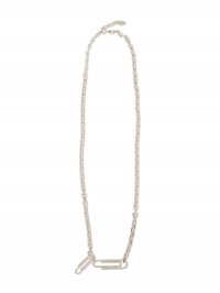 Off-White TEXTURE PAPERCLIP NECKLACE SILVER NO COL - Silver