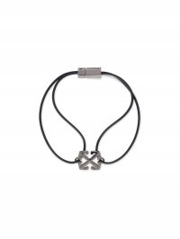Off-White Arrow Cable Bracelet - Black