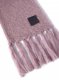 Off-White ARROW PAT MOHAIR FRINGE SCARF LILAC COB - Pink