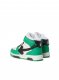 Off-White OUT OF OFFICE MID TOP LEA on Sale - Green