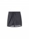 Off-White Pinstripe Twisted Mini Skirt - Grey