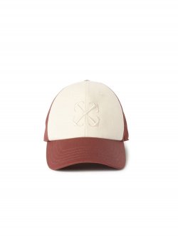 Off-White BICOL DRILL ARROW BASEBAL CAP RED A WHIT on Sale - White