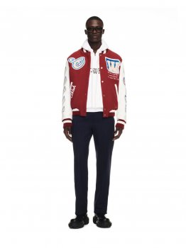 Off-White Onthego Lea Sle Varsity - Red