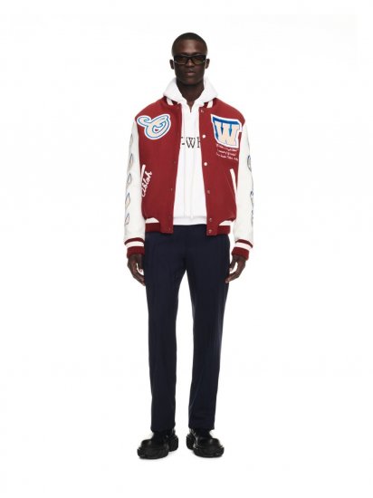 Off-White Onthego Lea Sle Varsity - Red - Click Image to Close