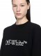 Off-White BIG LOGO BOOKISH OVER CREW - Black