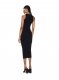 Off-White Floating Yarns Rib Hole Dress on Sale - Black