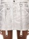 Off-White LAMINATED CARGO MINI SKIRT SILVER NO COL - Silver