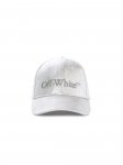 Off-White Denim Logo Bksh Baseball Cap on Sale - Silver