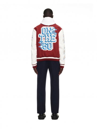 Off-White Onthego Lea Sle Varsity - Red - Click Image to Close