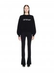 Off-White BIG LOGO BOOKISH OVER CREW - Black