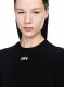 Off-White Off Stamp Second Skin L/S Crewneck - Black