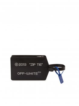 Off-White ZIP TIE MEDIUM CLUTCH - Black