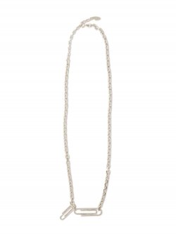 Off-White TEXTURE PAPERCLIP NECKLACE SILVER NO COL - Silver