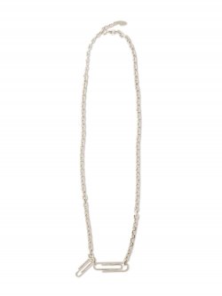 Off-White TEXTURE PAPERCLIP NECKLACE SILVER NO COL - Silver