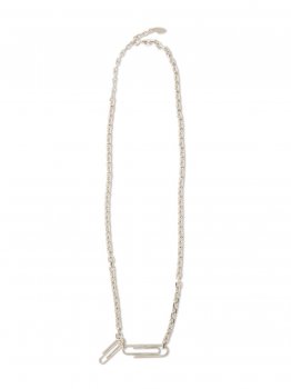 Off-White TEXTURE PAPERCLIP NECKLACE SILVER NO COL - Silver