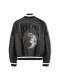 Off-White MOON LEATHER VARSITY JKT - Black Black