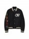 Off-White Cryst Moon Phase Vars Bomber - Black