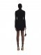 Off-White Twisted Mini Dress - Black