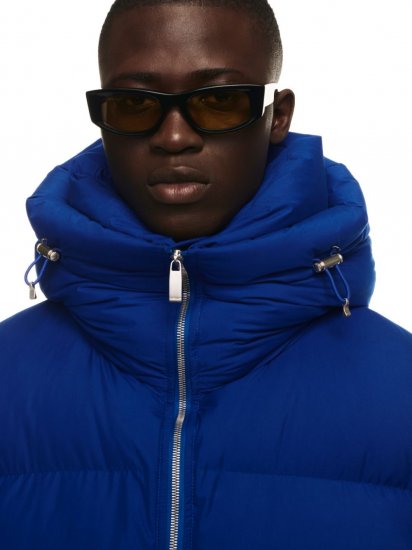 Off-White Patch Arr Down Puffer on Sale - Blue - Click Image to Close