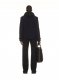 Off-White ARR EMB DOUBLE WOOL PEACOAT SIERRA LEONE - Black