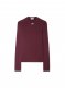 Off-White OFF STAMP SEC SKIN L/S CREW BURGUNDY WH on Sale - Red