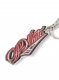 Off-White c/o AC Milan Logo Keychain - Silver