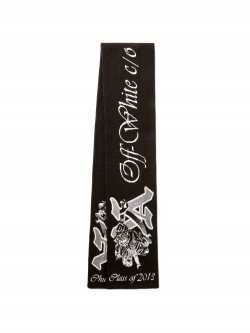 Off-White VA KNIT SCARF - Black