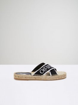 Off-White CRISS CROSS ESPADRILLAS - Black