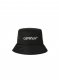Off-White BOOKISH NYL BUCKET HAT - Black